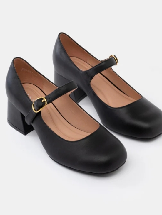 Shoes - Astor Heeled Mary Jane -NWB 7WW Black